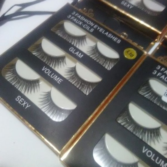 New 4 Set Luxury Natural 3D Eyelash Long Glam + 4 - Picture 4 of 7